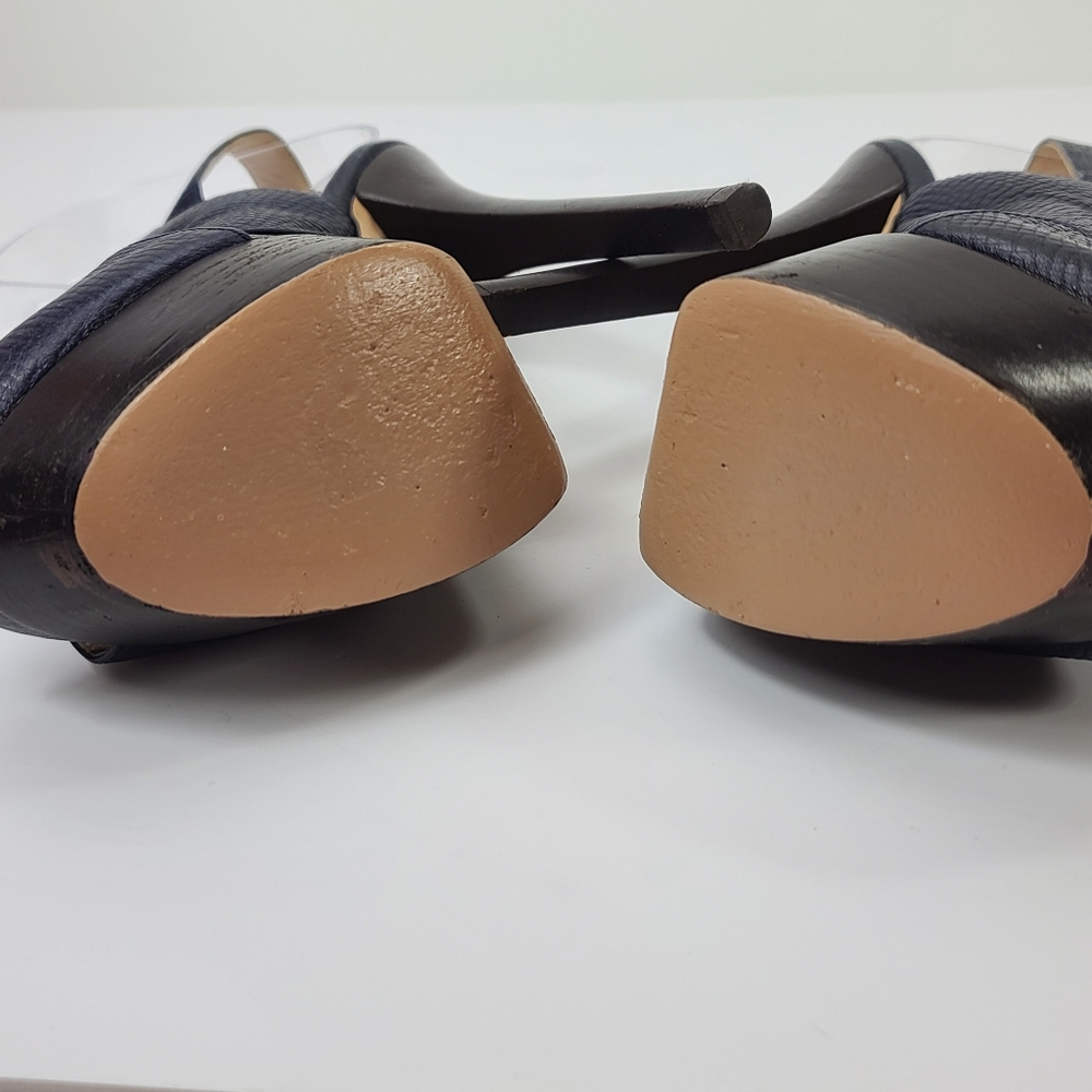 Fendi Platform Heels Very Dark Blue size 7 - Picture 5 of 8